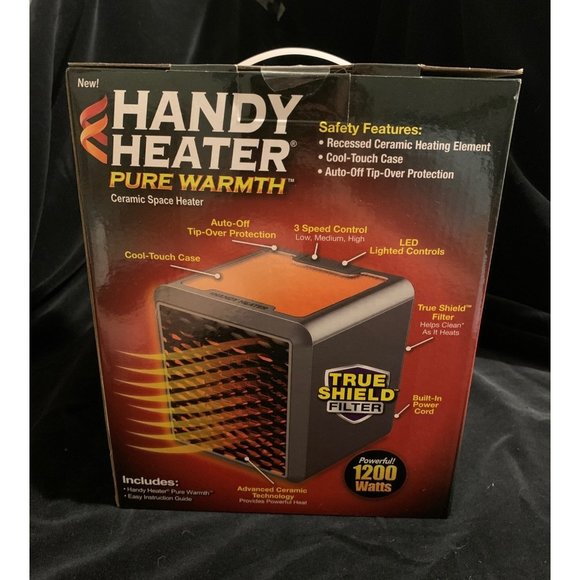 Handy Heater Pure‎ Warmth 1200 Watt Portable Ceramic Heater - Picture 4 of 5